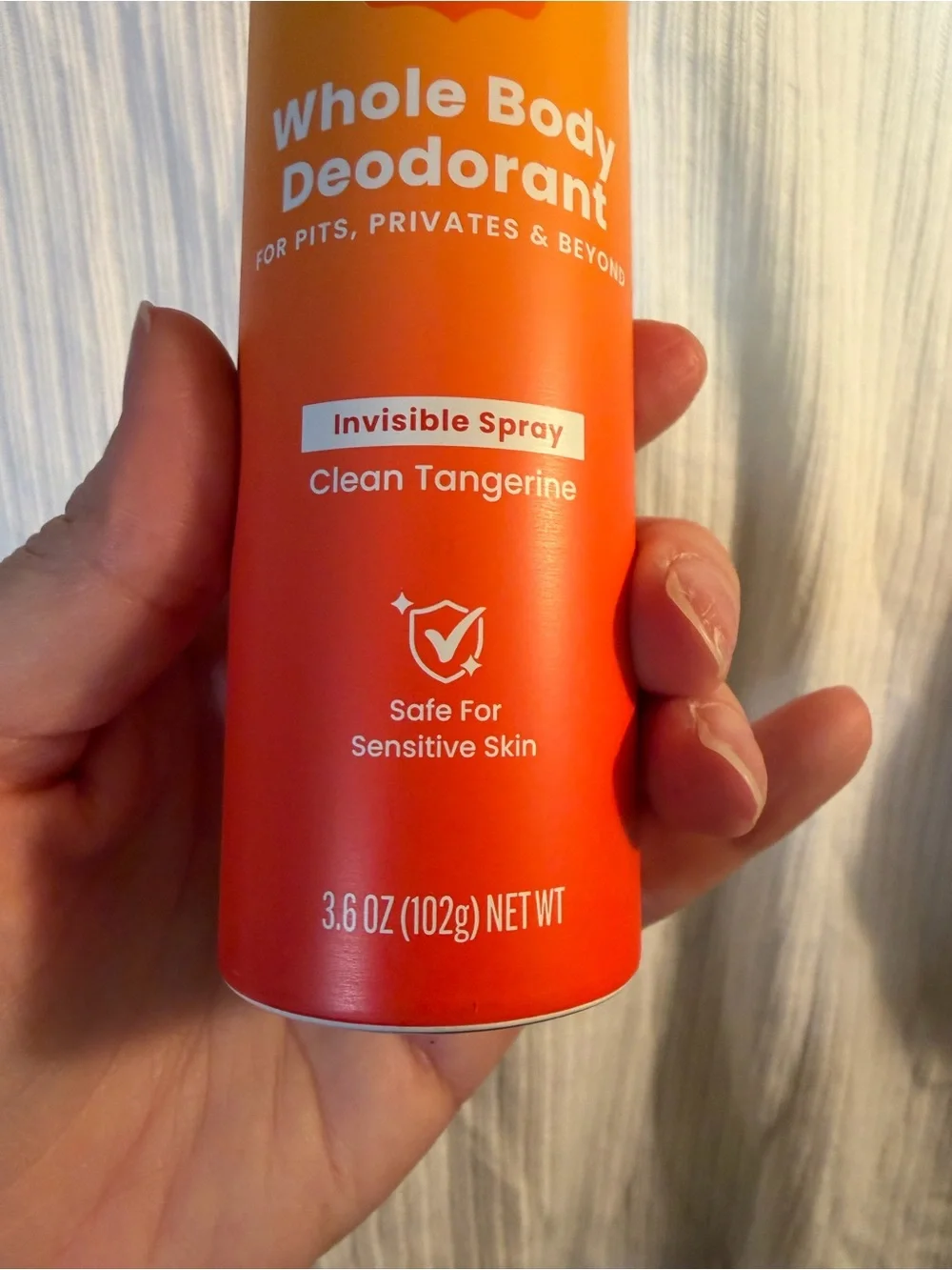 Whole Body Deodorant Spray - Clean Tangerine